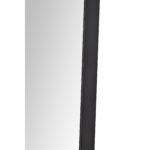 Renwil Nashua Matte Black Shaped Wall Mirror MT2509 - detail of the matte black frame