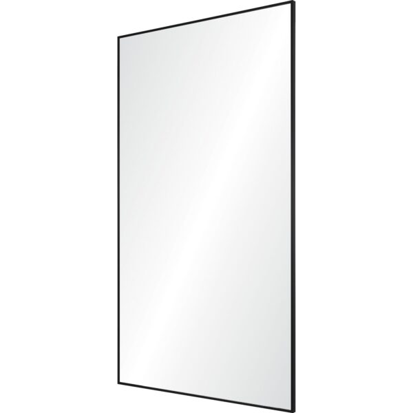 Renwil Keene Black Iron Full Length Mirror MT2499 - angled view of the rectangular frame