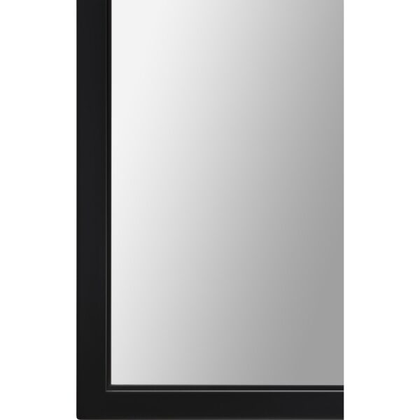 Renwil Keene Black Iron Full Length Mirror MT2499 - close-up of the black frame corner