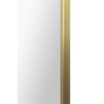 Renwil Calliope Antique Brass Decorative Wall Mirror MT2547 - detail of the antique brushed brass frame