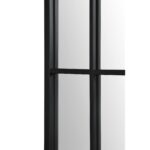Renwil Atkinson Matte Black Arched Full Length Mirror MT2546 - close-up of the iron frame and crossbars
