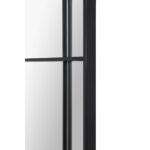 Renwil Atkinson Matte Black Arched Full Length Mirror MT2546 - detail of the matte black crossbar construction