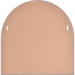 Renwil Beasley Arched Frameless Wall Mirror MT2494 - rear view with vertical mounting points