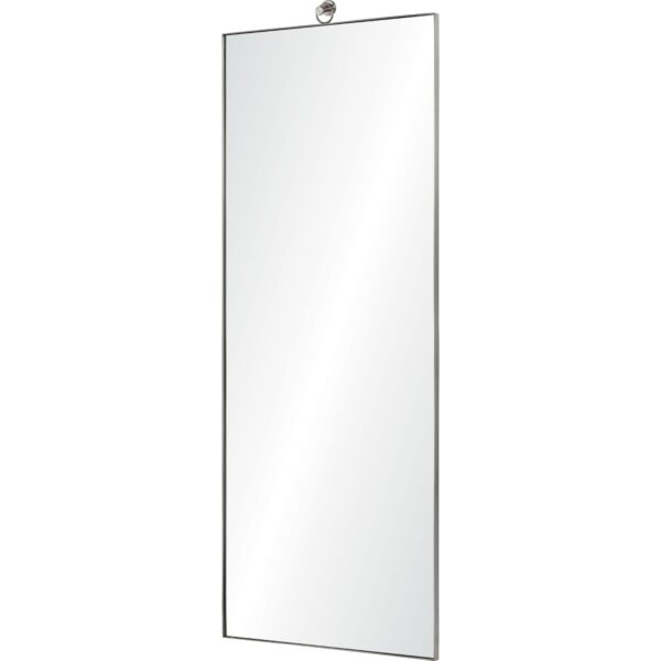 Renwil Filbert Brushed Silver Full Length Mirror MT1856 — angled full mirror view