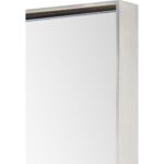 Renwil Filbert Brushed Silver Full Length Mirror MT1856 — brushed silver frame detail
