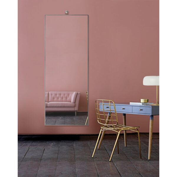 Renwil Filbert Brushed Silver Full Length Mirror MT1856 — room setting