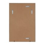Renwil Gasel Matte Black Rectangular Wall Mirror MT2673 - rear view showing vertical and horizontal hanging points