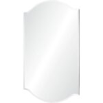Renwil Kale Beveled Glass Vanity Mirror MT2266 - angled view of beveled glass