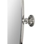 Renwil Azalea Polished Nickel Oval Vanity Mirror MT2353 - polished nickel side bracket detail