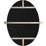 Renwil Azalea Polished Nickel Oval Vanity Mirror MT2353 - rear support structure