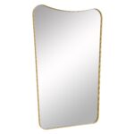 Renwil Artesia Gold Shaped Wall Mirror MT2516 - angled view of the gold frame