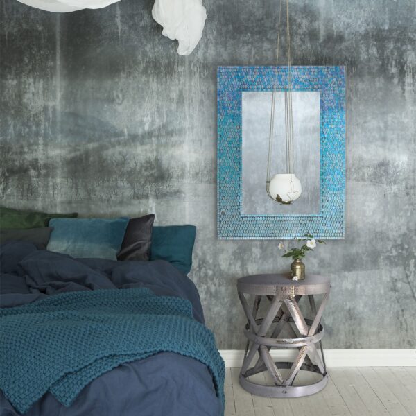 Renwil Catarina Blue Mosaic Wall Mirror MT1450 — official product view 4