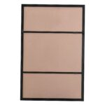 Renwil Annalise Matte Black Rectangular Wall Mirror MT2536 - rear view showing the mounting frame and hanging points
