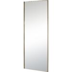 Renwil Northern Antique Brass Full Length Mirror MT2358 - angled full-length mirror view
