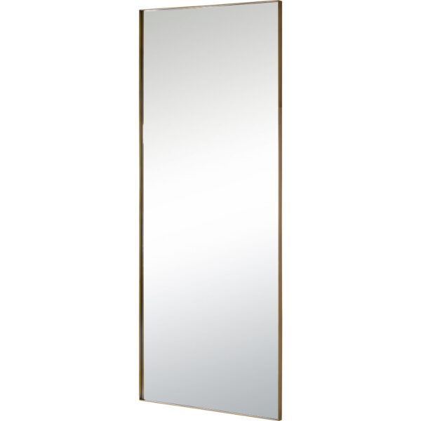 Renwil Northern Antique Brass Full Length Mirror MT2358 - angled full-length mirror view