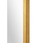 Renwil Christine Gold Leaf Decorative Arch Wall Mirror MT2544 - detail of the slim gold leaf frame