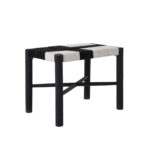 Renwil Plex CHA113 black/off-white stool - official product image 1