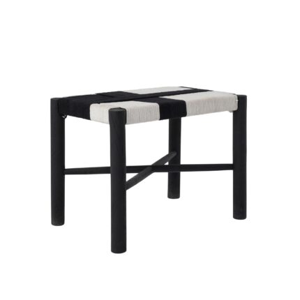 Renwil Plex CHA113 black/off-white stool - official product image 1
