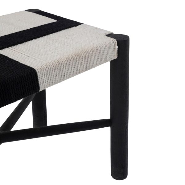 Renwil Plex CHA113 black/off-white stool - official product image 5