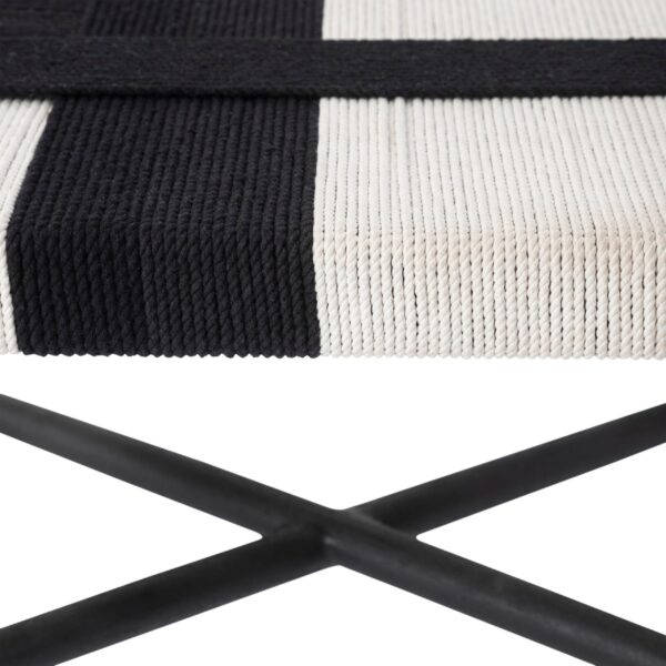 Renwil Plex CHA113 black/off-white stool - official product image 6
