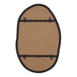 Renwil Messini Matte Black Organic Wall Mirror MT2722 - rear view of mounting points