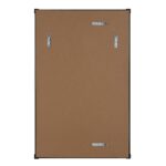Renwil Kauri Matte Black Corner-Detail Wall Mirror MT2739 - rear view of mounting hardware