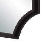 Renwil Torre Dark Antique Bronze Wall Mirror MT2740 - close-up of inward-curved corner