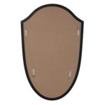 Renwil Ryker Matte Black Shield Wall Mirror MT2748 - rear view of up-or-down mounting points