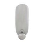 Renwil Libra Nickel Sculpture — side view of the curved body and spherical support
