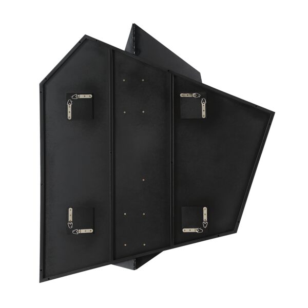Renwil Talulah Black Wood Wall Sculpture W6785 — official product view 6