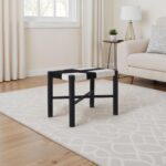 Renwil Plex CHA113 black/off-white stool - official product image 4