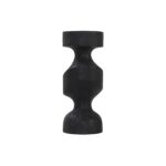 Renwil Piyade Black Wood Sculpture — full view of the black mango wood sculpture