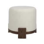 Renwil Chaves CHA114 ivory ottoman - official product image 2