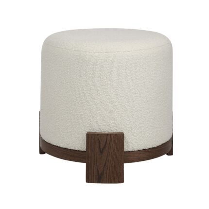 Renwil Chaves CHA114 ivory ottoman - official product image 2