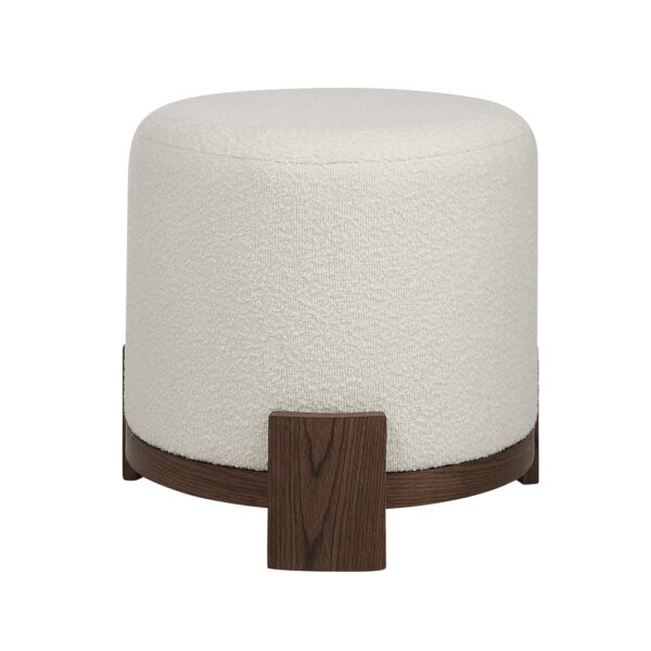 Renwil Chaves CHA114 ivory ottoman - official product image 2