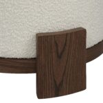 Renwil Chaves CHA114 ivory ottoman - official product image 3