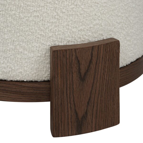 Renwil Chaves CHA114 ivory ottoman - official product image 3