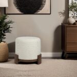 Renwil Chaves CHA114 ivory ottoman - official product image 4