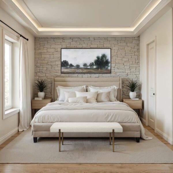 Renwil Indus CHA121 ivory bench — view 4