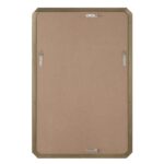 Renwil Nate Dark Antique Brass Clipped-Corner Mirror MT2750 - rear view of mounting hardware