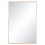 Renwil Greyson Natural Ash Wood Wall Mirror MT2752 - front view of natural ash wood mirror