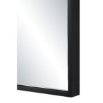 Renwil Agata Matte Black Pine Wood Wall Mirror MT2753 - close-up of black frame
