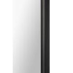 Renwil Priscilla Matte Black Wall Mirror with Ring MT2462 - matte black frame side profile