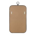 Renwil Priscilla Matte Black Wall Mirror with Ring MT2462 - rear view showing mounting points