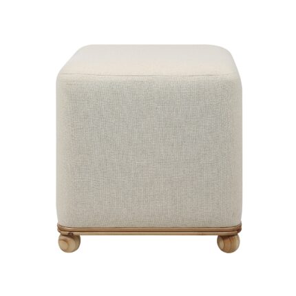 Renwil Sines CHA116 natural ottoman - official product image 1