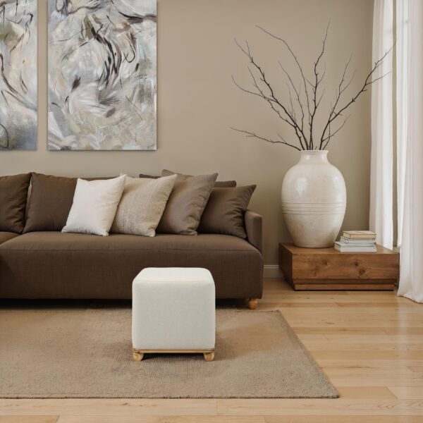 Renwil Sines CHA116 natural ottoman - official product image 4