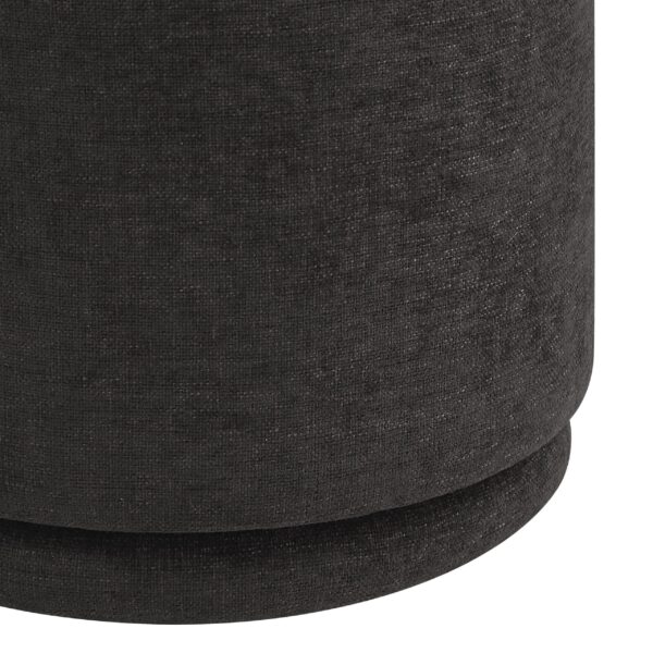 Renwil Hevea CHA119 charcoal ottoman — view 2