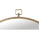 Renwil Azam Bronze Round Wall Mirror MT2356 - square decorative hook detail