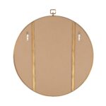 Renwil Azam Bronze Round Wall Mirror MT2356 - rear view showing wall mounting points