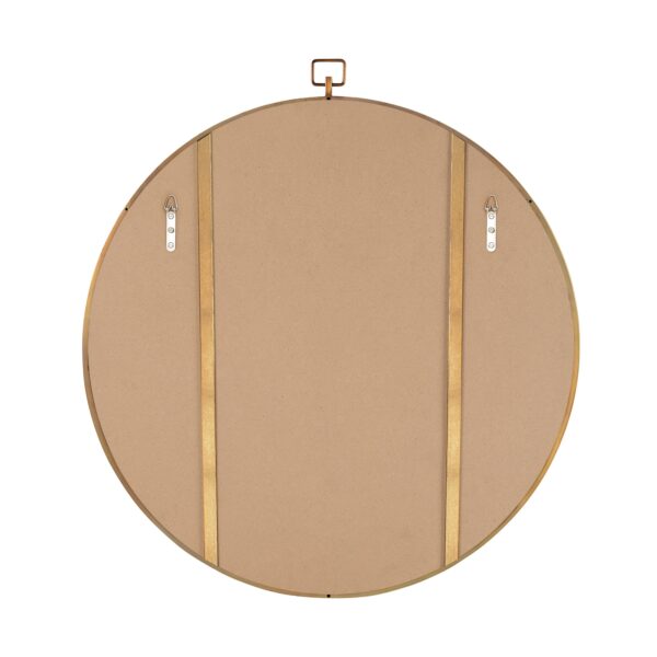 Renwil Azam Bronze Round Wall Mirror MT2356 - rear view showing wall mounting points